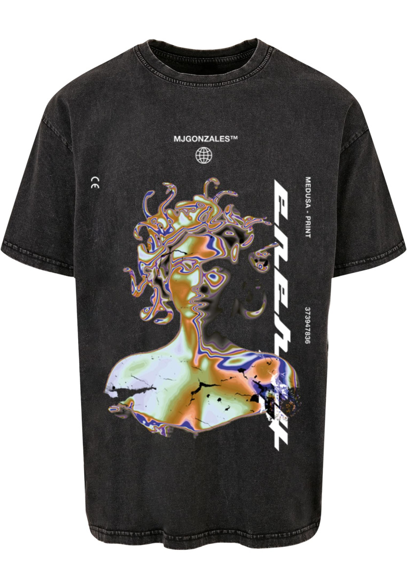 MEDUSA Acid Washed Heavy Oversize Tee
