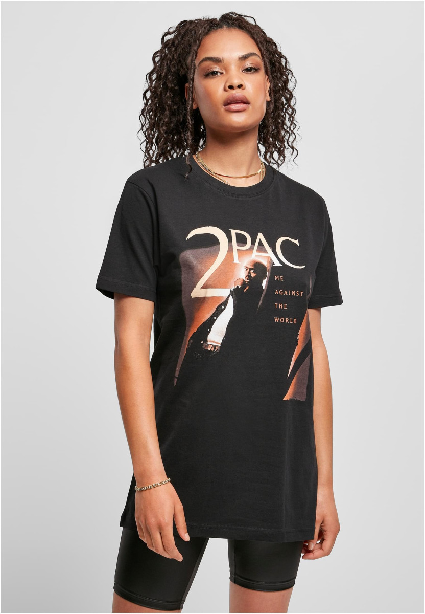 Ladies Tupac Me Against The World Cover Tee