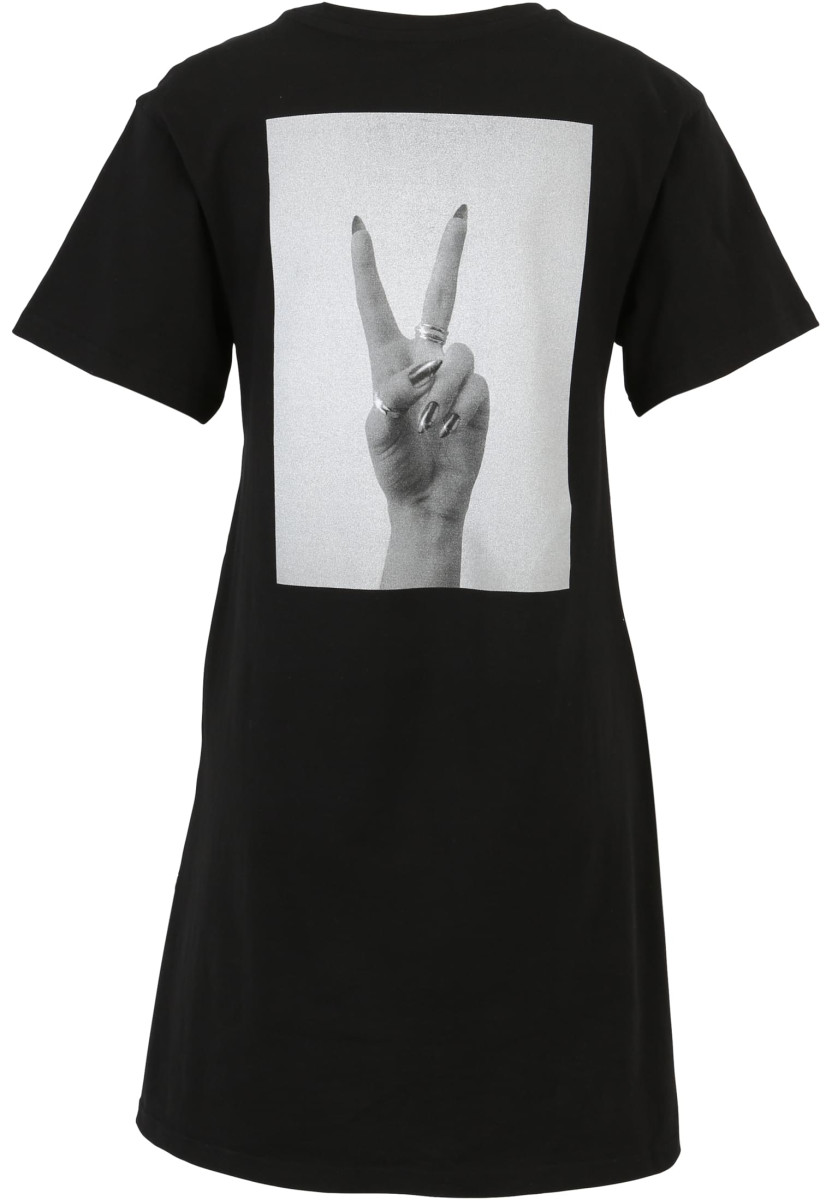 Girls Peace Hand Ladies Tee Dress