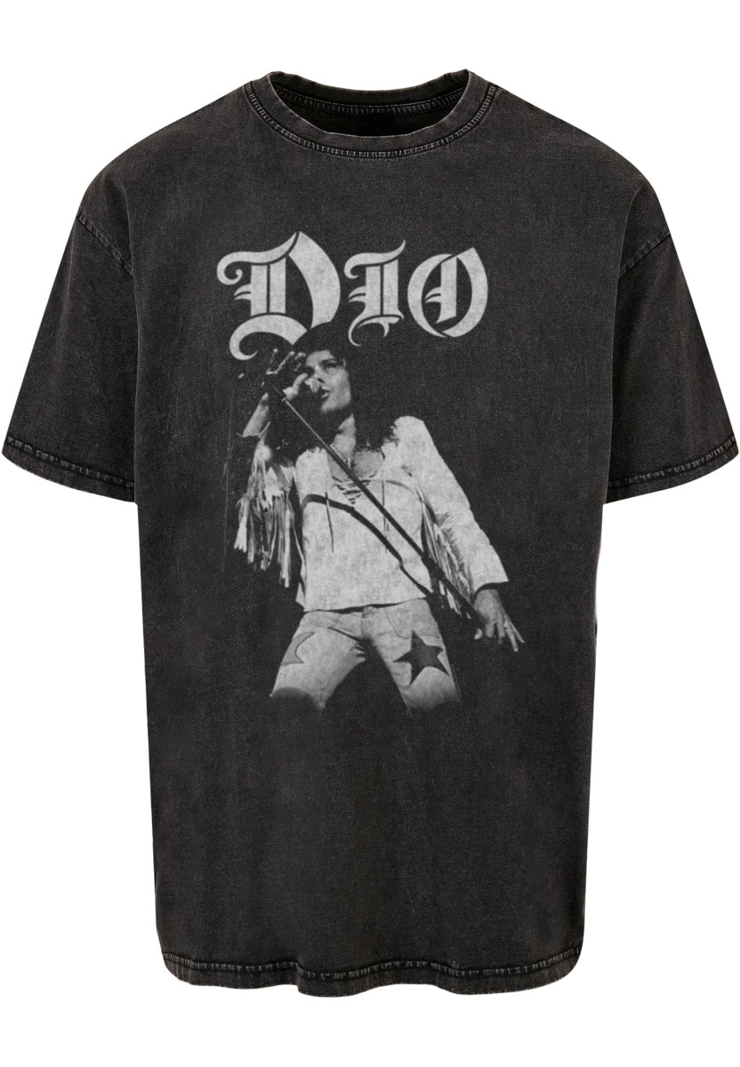 DIO - Rainbow Photo Acid Washed Oversize Tee