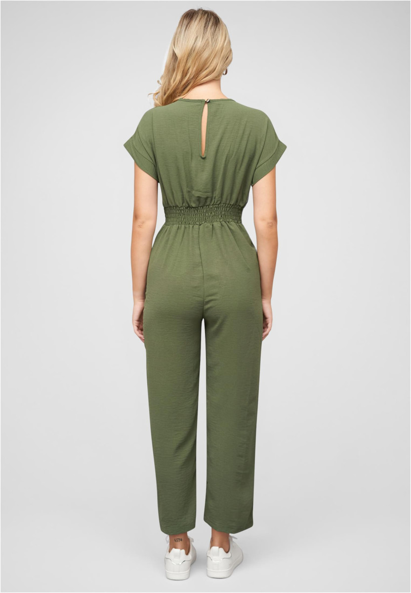 Jumpsuit in Wickeloptik mit 2-Pockets