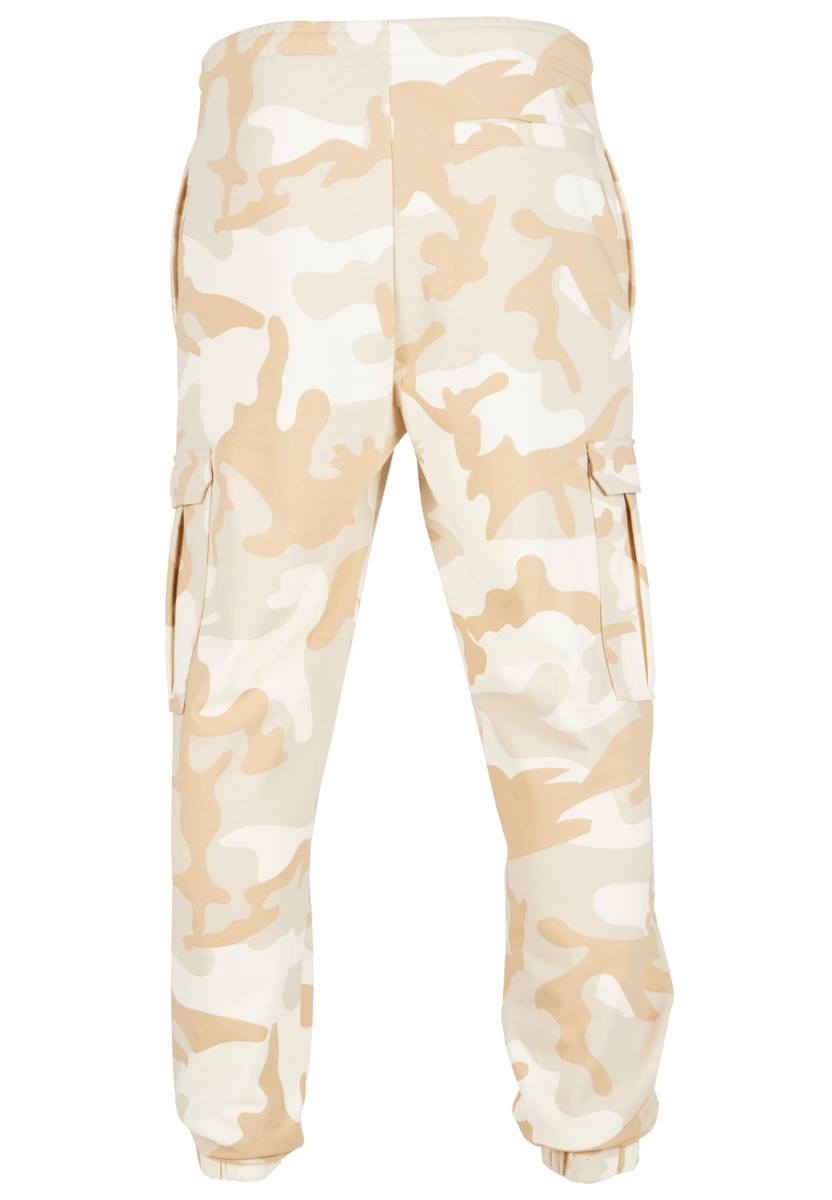 Wide Camo Cargo Sweatpants