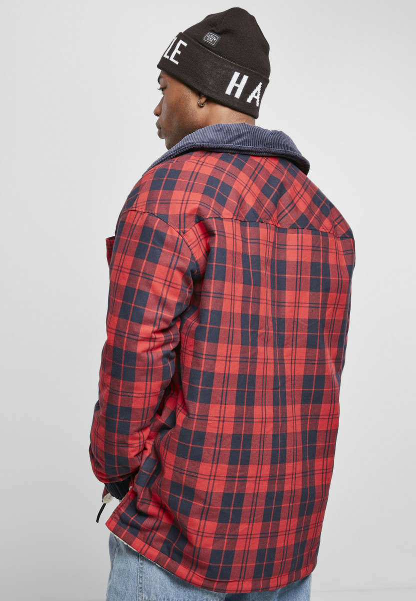 Southpole Check Flannel Sherpa Jacket