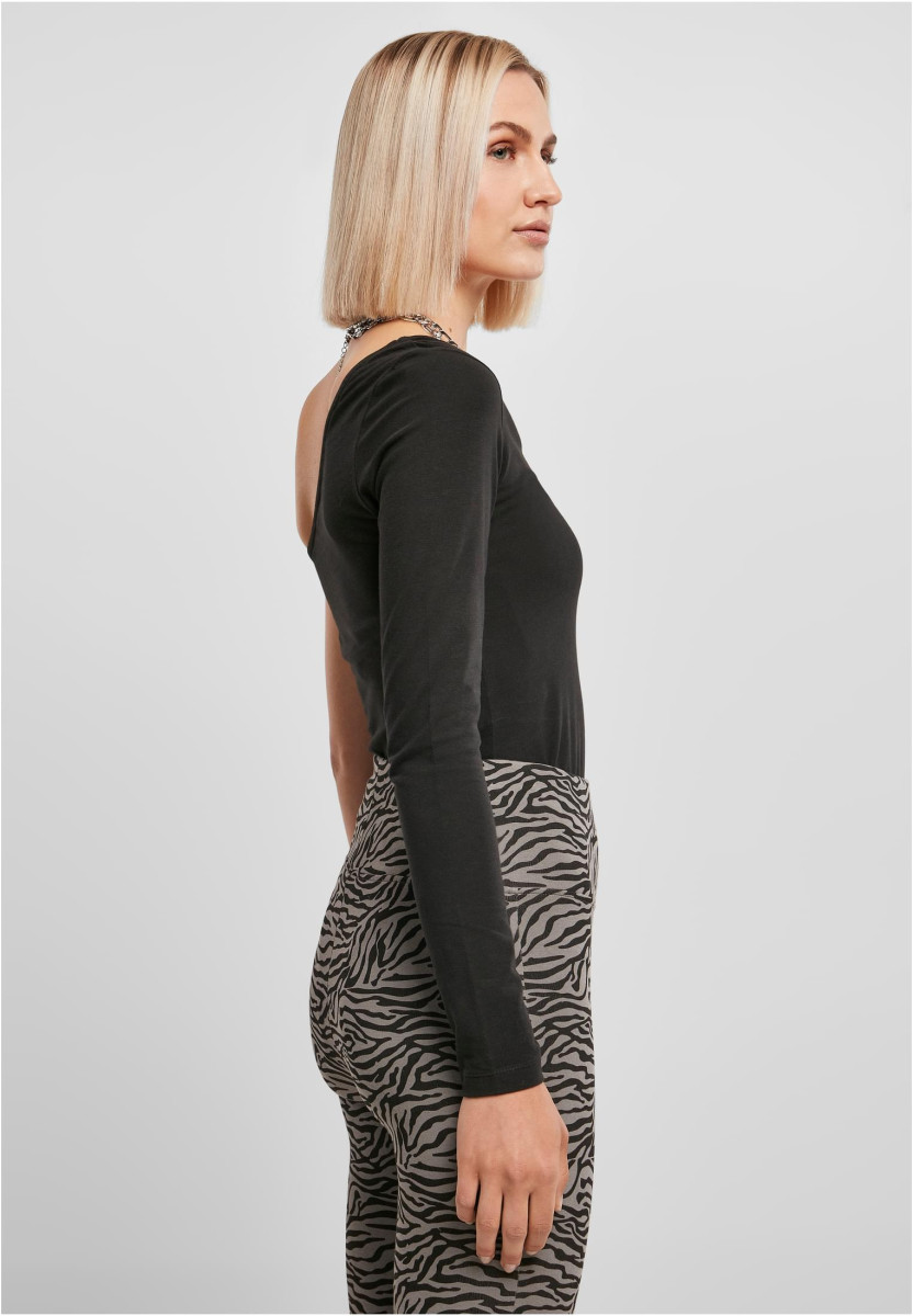 Ladies Organic Asymmetric One Sleeve Body