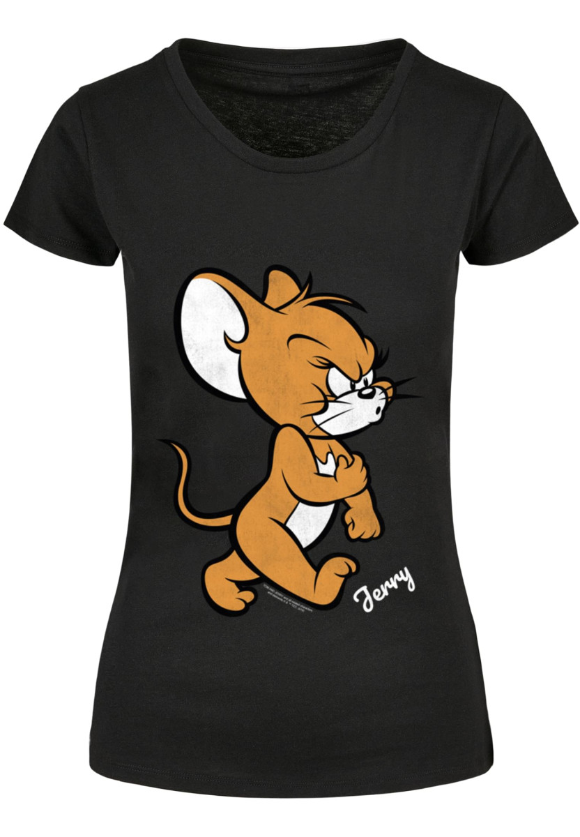 Ladies Tom & Jerry Angry Mouse T-Shirt