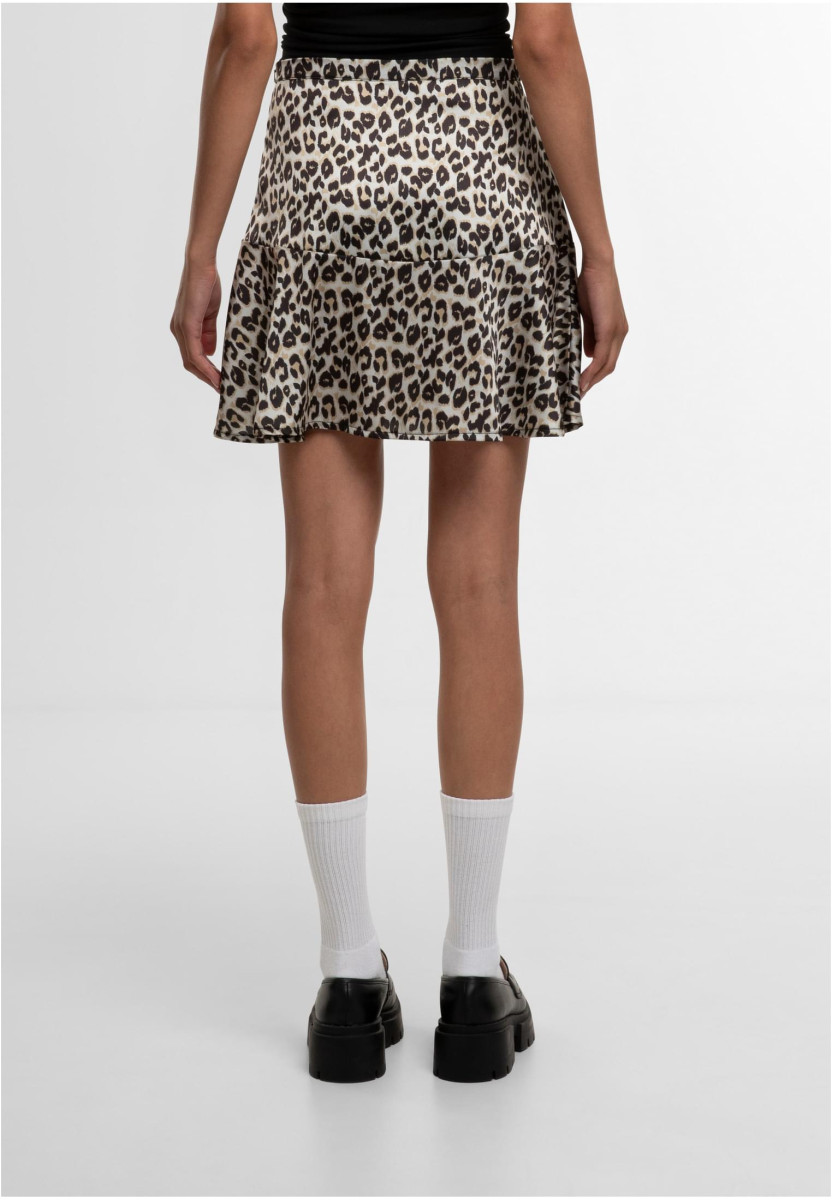 Ladies Leo Volants Mini Skirt