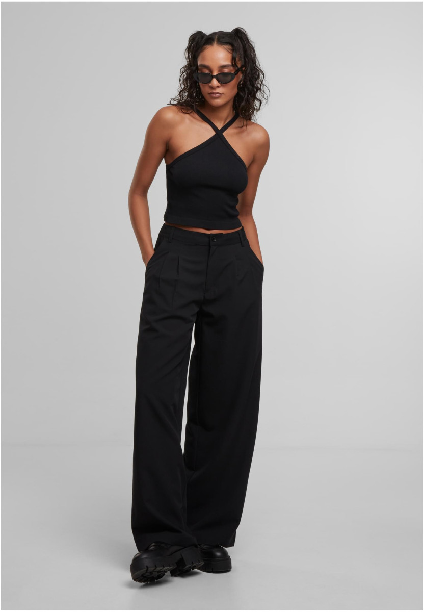 Ladies Seamless Crossed Neckholder Tanktop