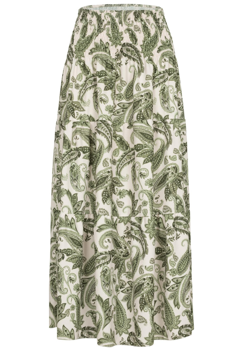 Maxi Skirt with paisley print