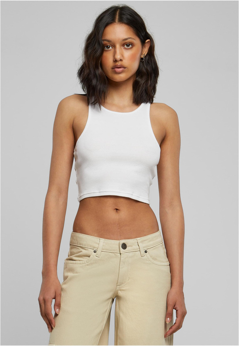 Ladies Cropped Rib Top 2-Pack