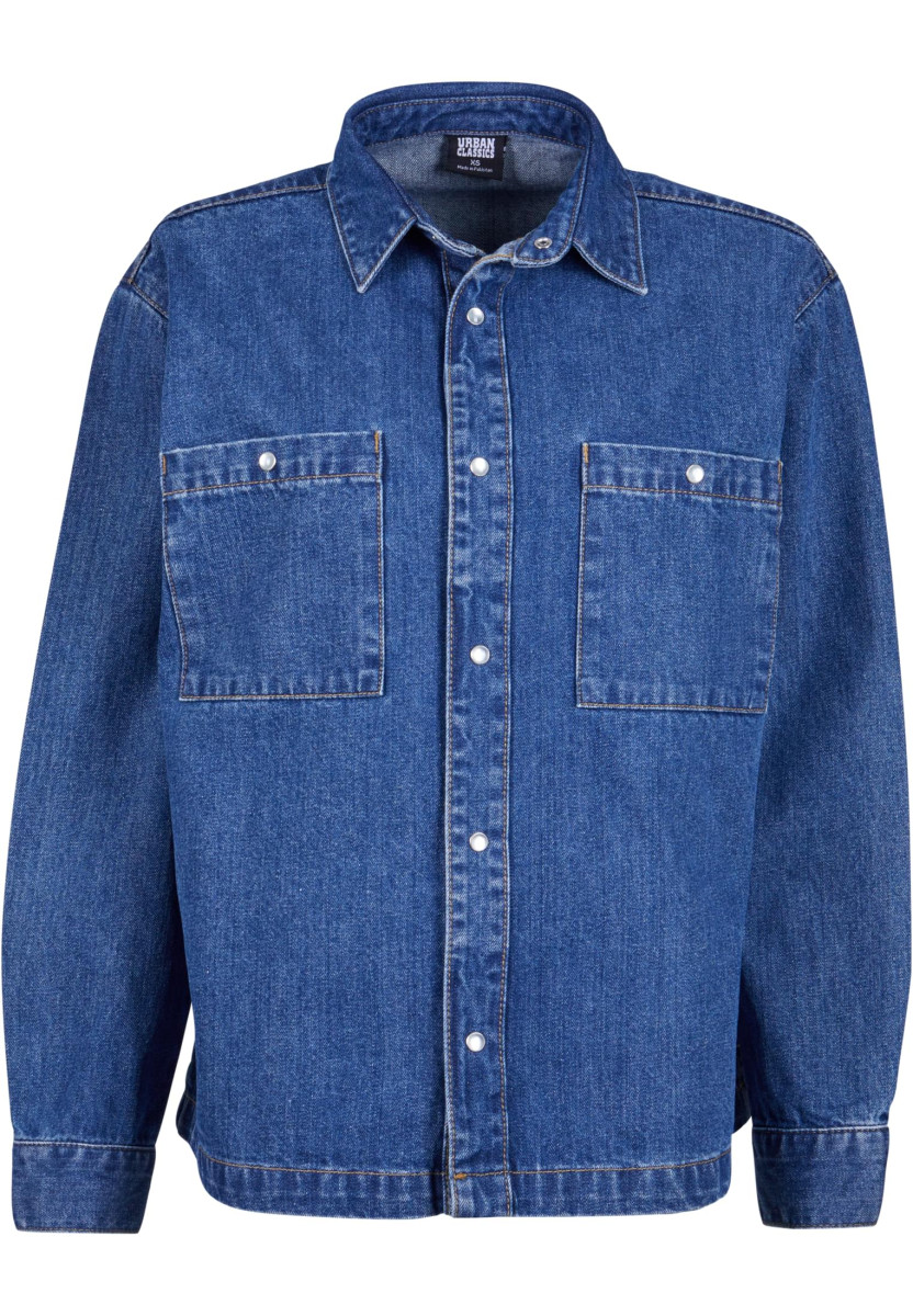 Ladies Oversized Denim Shirt