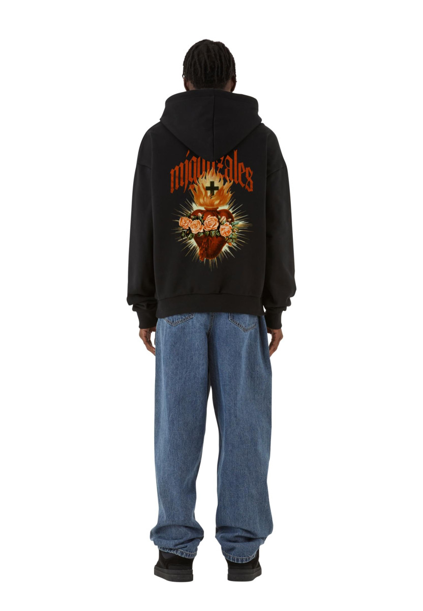 HEART x MJG HEAVY OVERSIZED HOODY