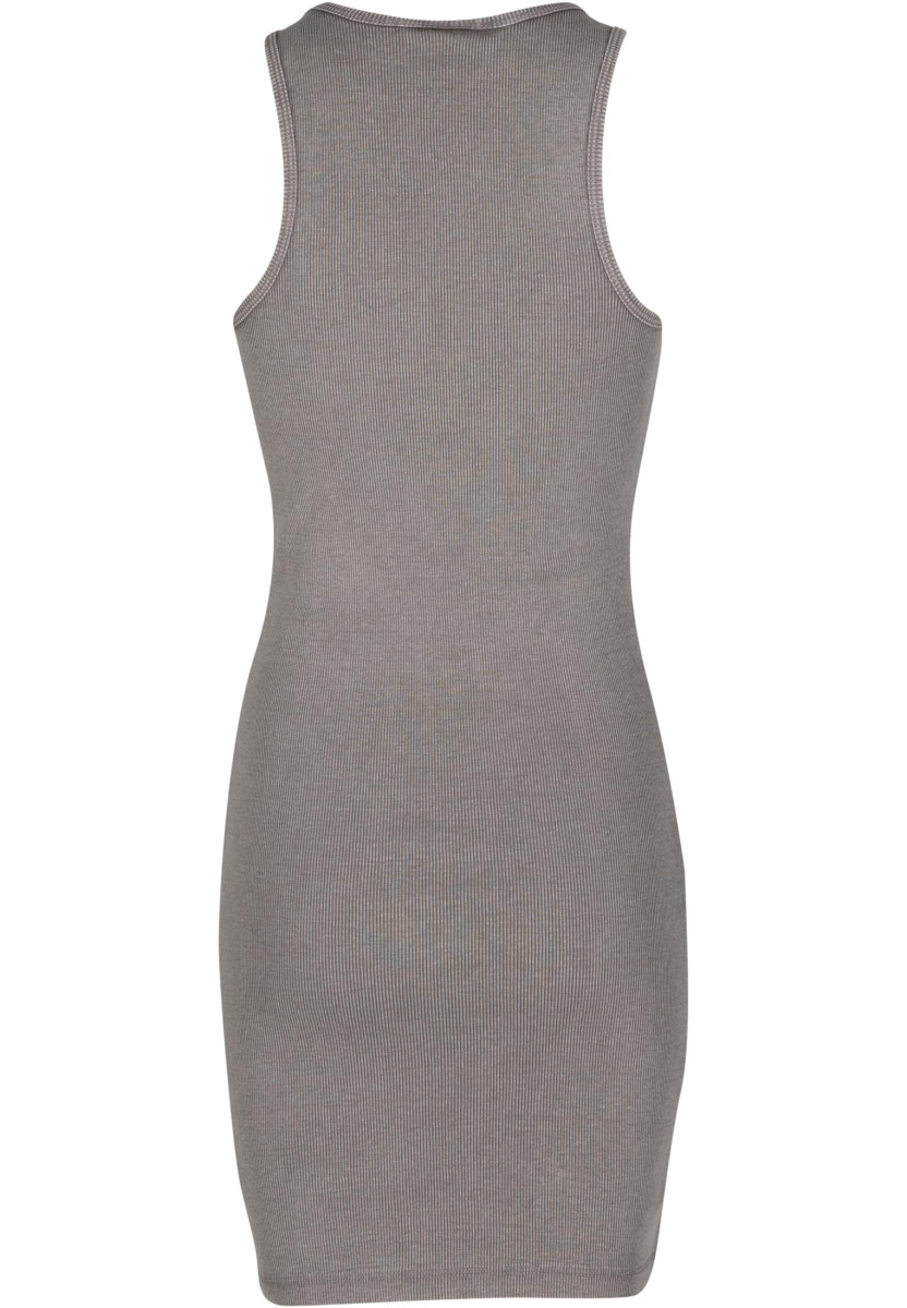 Ladies Washed Rib Jersey Dress