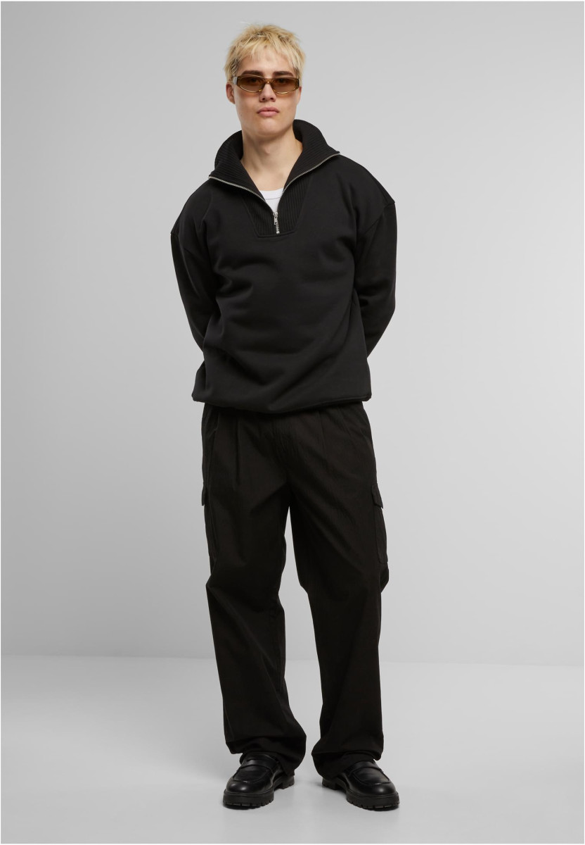 Wide Pleated Cargo Pants