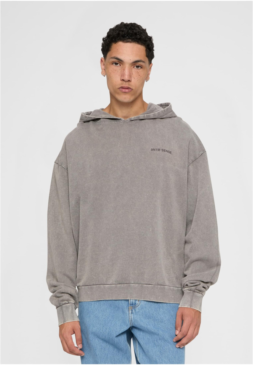 SENSE CHANGE Acid Washed Hoodie