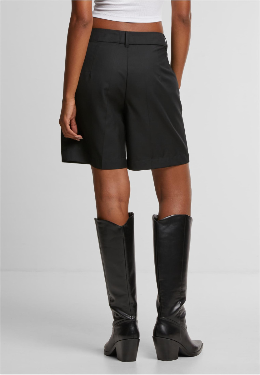 Ladies Pleated Bermuda Shorts