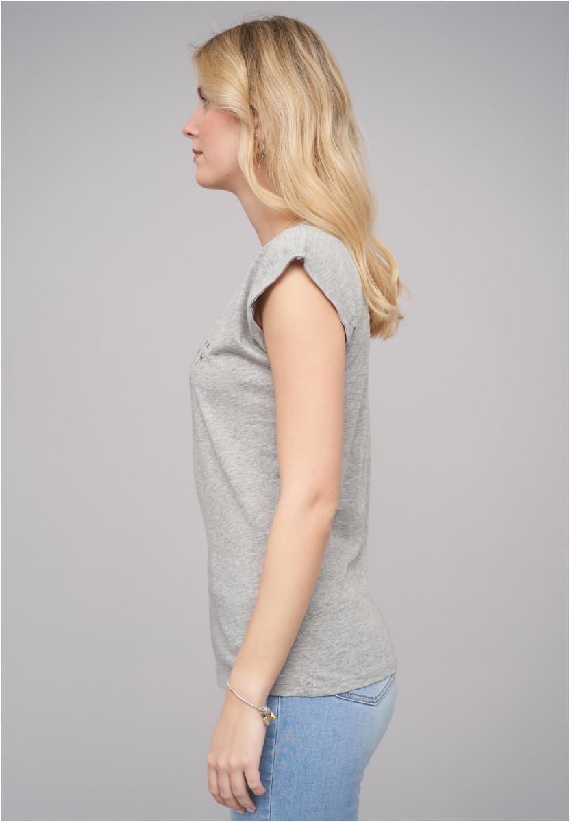 Ladies 77 Pusteblume Grey Tee