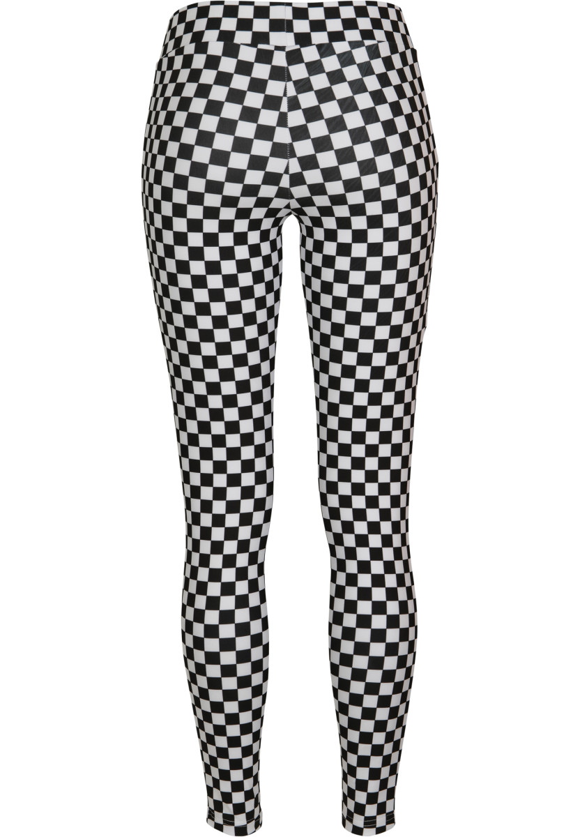 Ladies Check Pattern Leggings