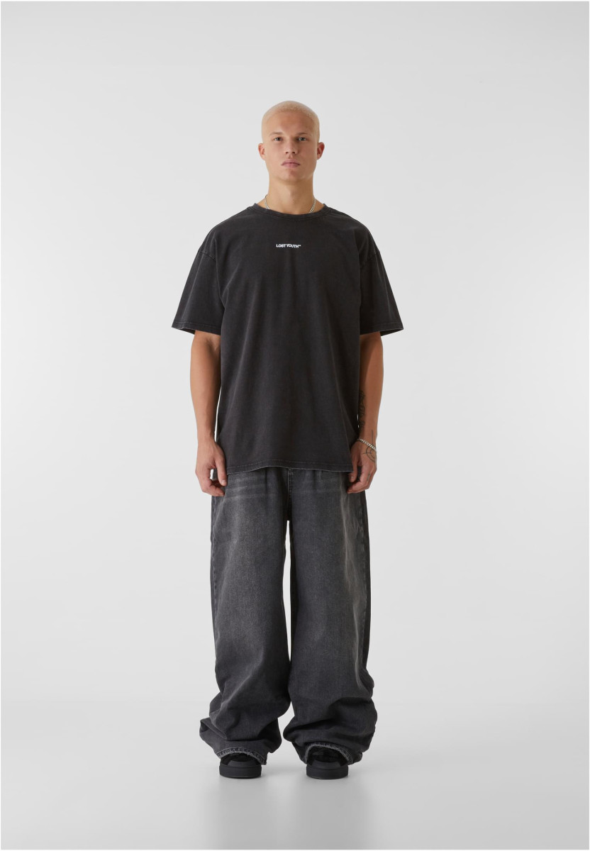 LY ACID WASHED TEE - CHAOS