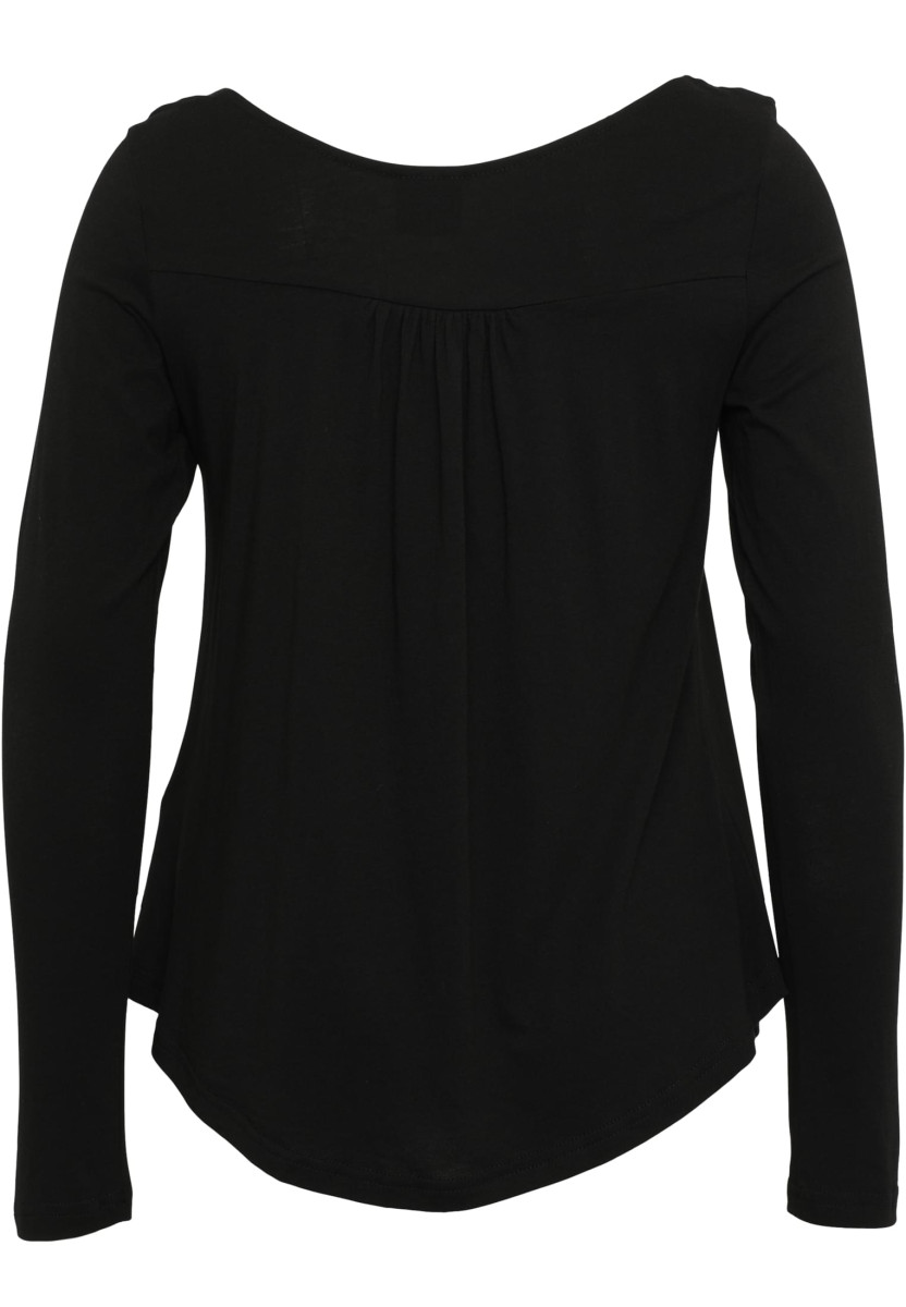 Ladies Viscose Button Up Longsleeve