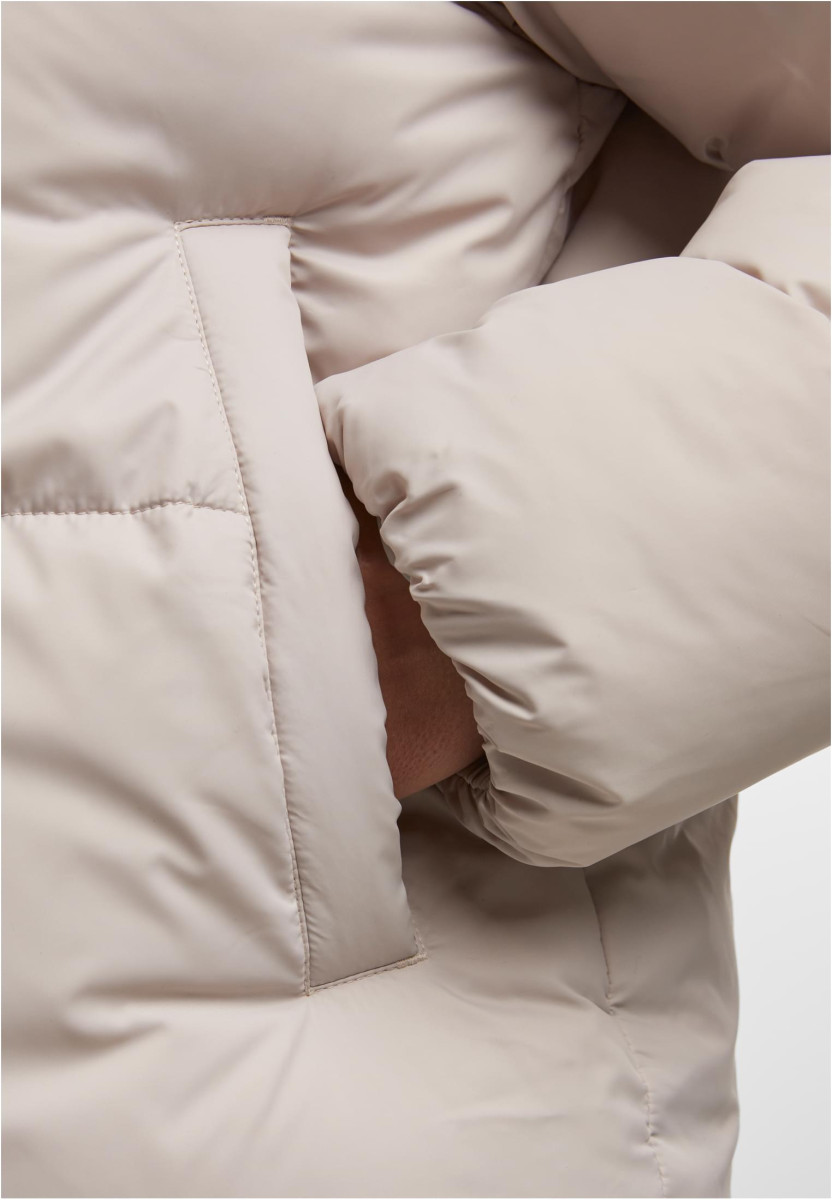 Ladies Hooded Collar Puffer Jacket