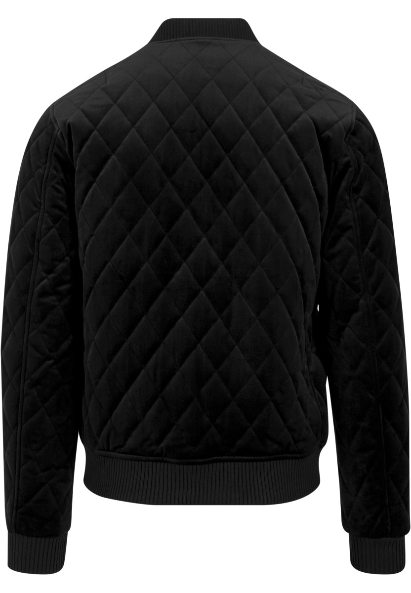 Diamond Quilt Velvet Jacket