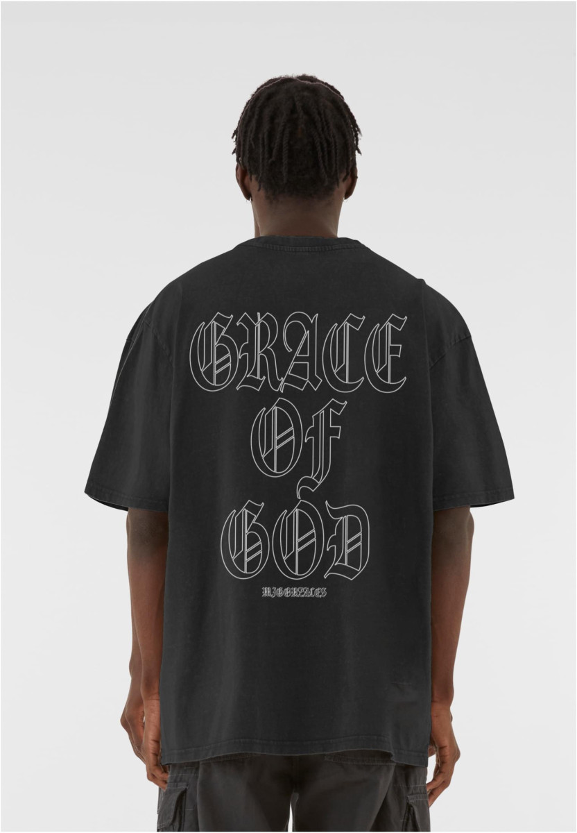 MJG Heavy Oversized Acid Washed Tee - Grace of God