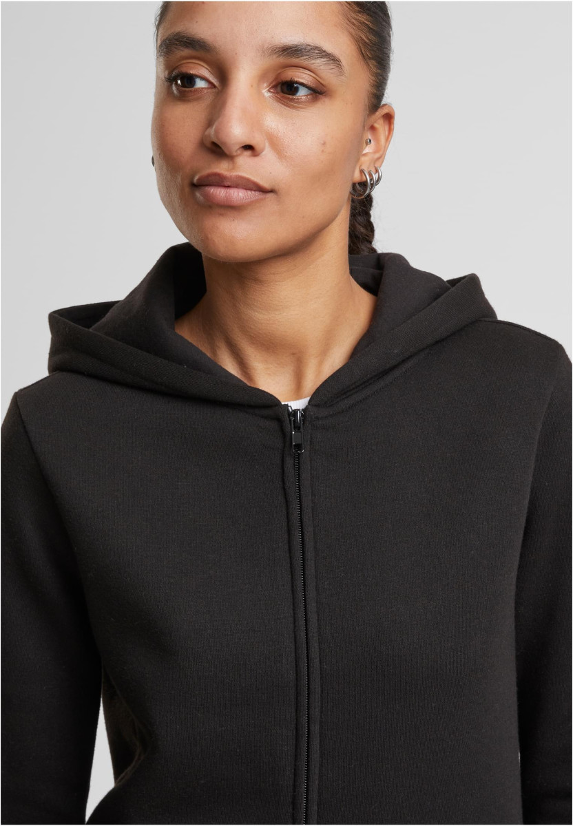 Ladies Basic Essential Zip Hoody