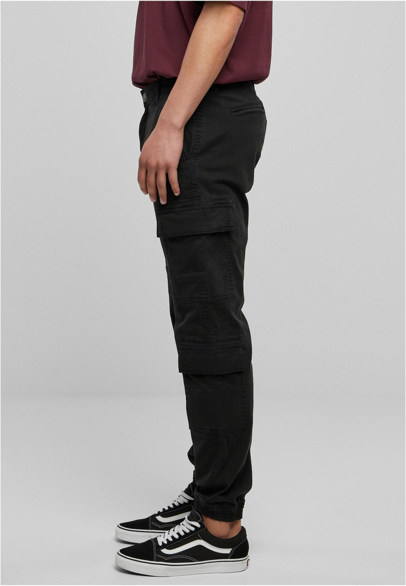 Double Cargo Twill Jogging Pants