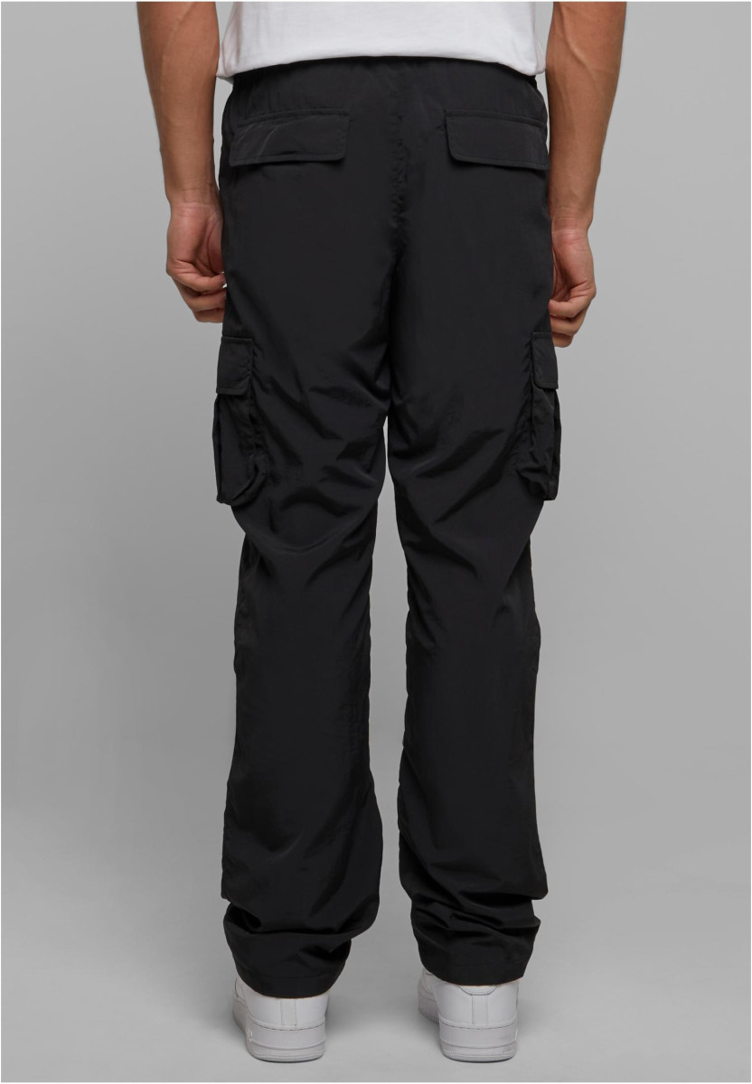 Straight Leg Nylon Cargo Pants