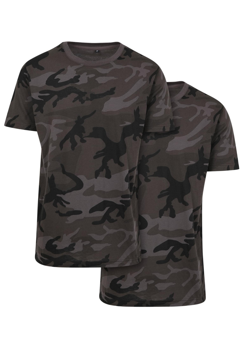 Camo Round Neck Tee 2-Pack