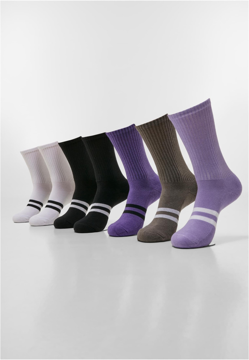 Double Stripes Socks 7-Pack