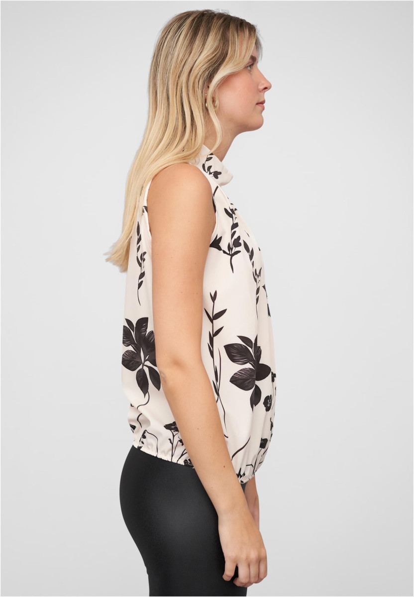Blouse with all over floral print