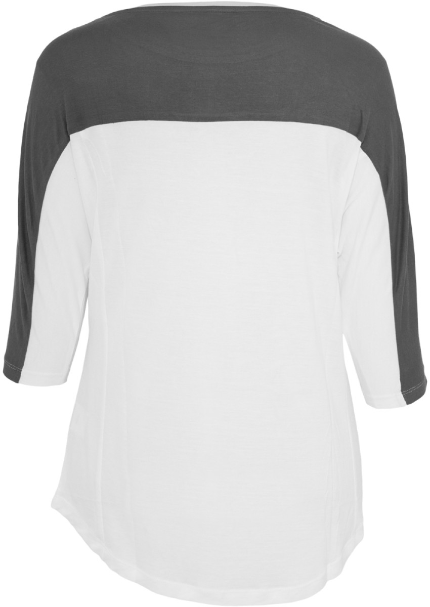 Ladies 3-tone 3/4 Sleeve Tee