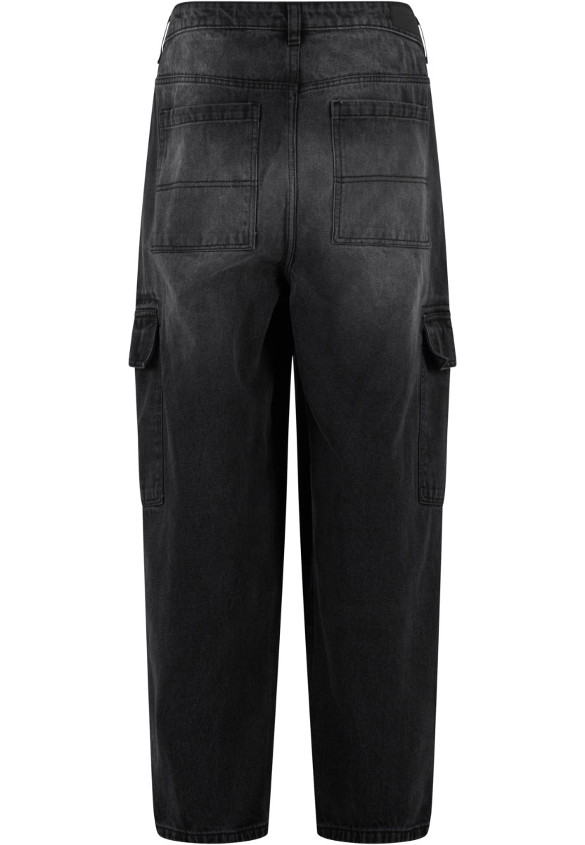 Tapered Heavy Ounce Baggy Cargo Jeans