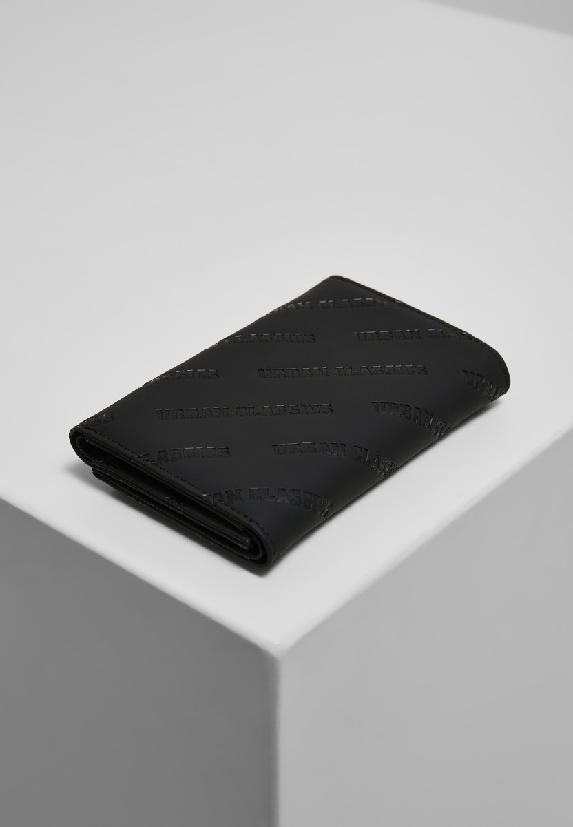 Synthetic Leather Allover Logo Wallet