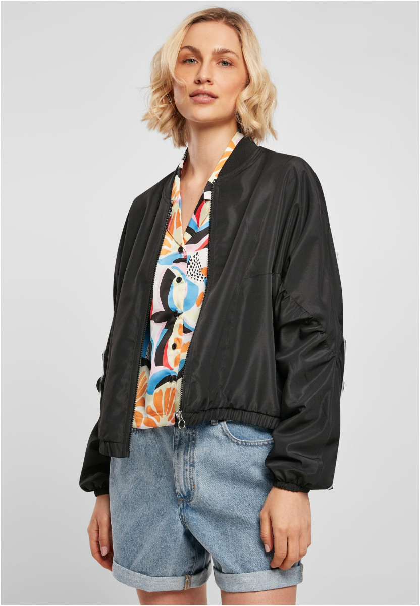 Ladies Recycled Batwing Bomber Jacket
