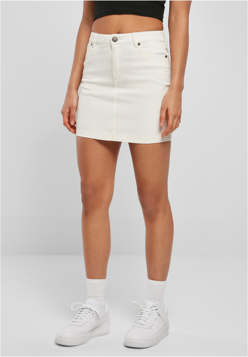 Ladies Organic Stretch Denim Mini Skirt