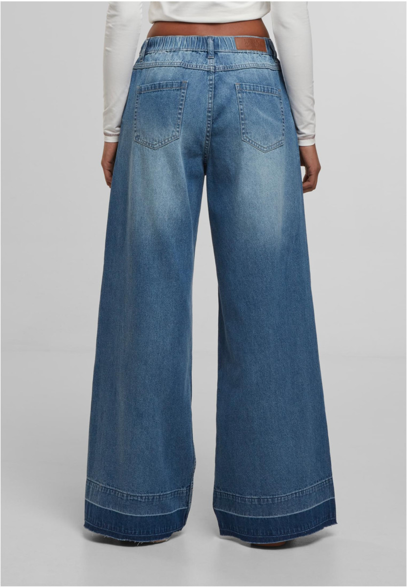 Ladies Wide Leg Denim