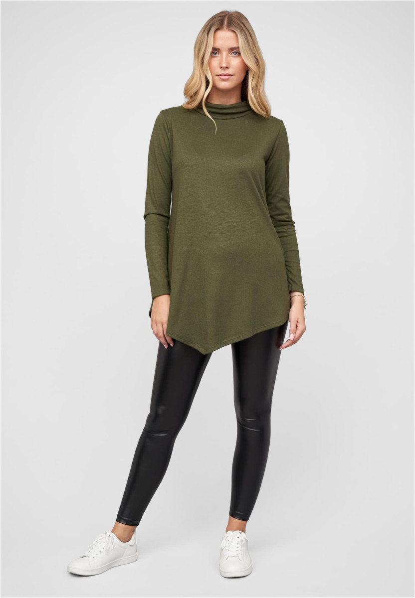 Viskose Softtouch Sweater Pullover mit Rollkragen