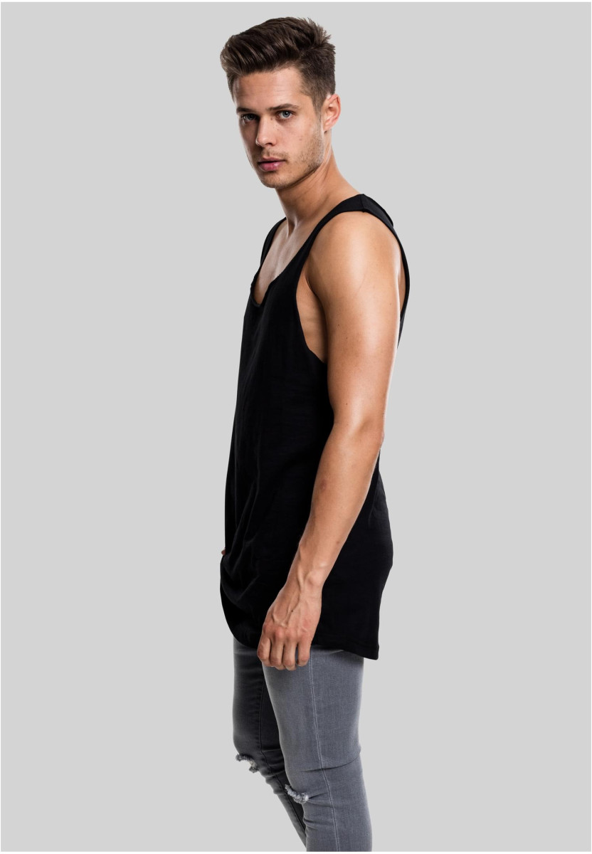 Long Shaped Open Edge Loose Tank