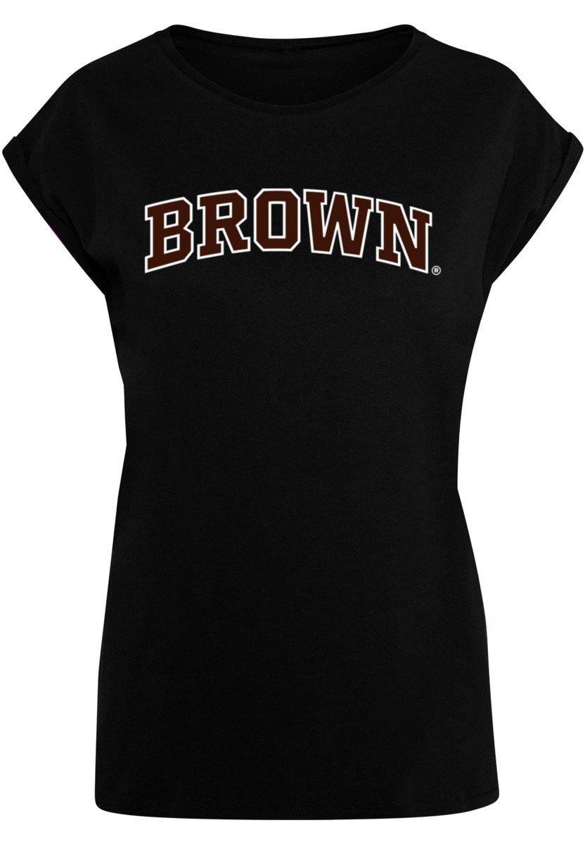 Ladies Brown University - Script T-Shirt