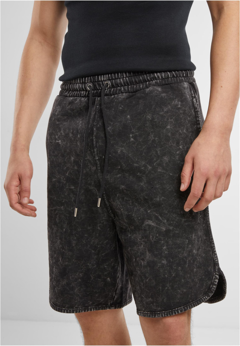 Washed Piped Shorts