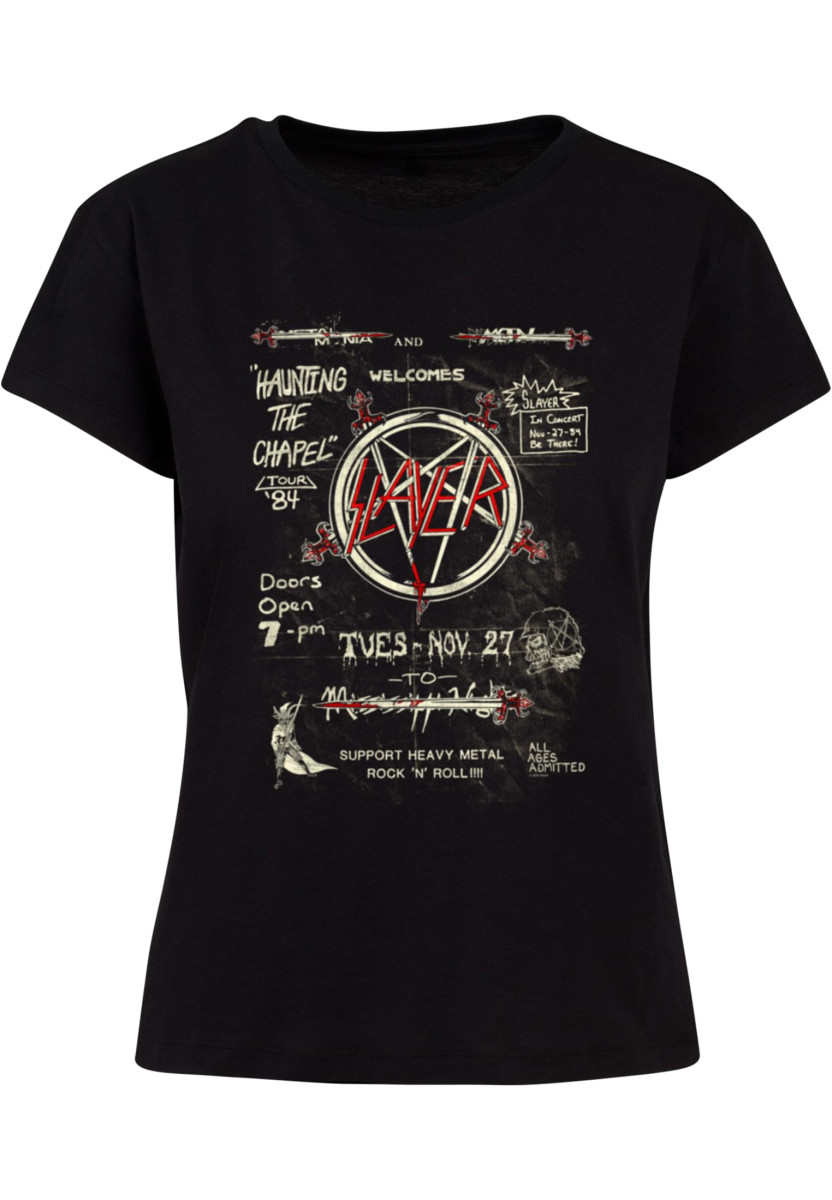 Ladies Slayer - Haunting 84 Flier Box Tee