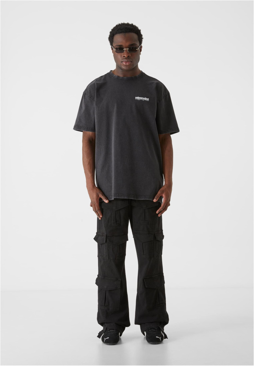 MJG Heavy Oversized Acid Washed Tee - Burning Wings