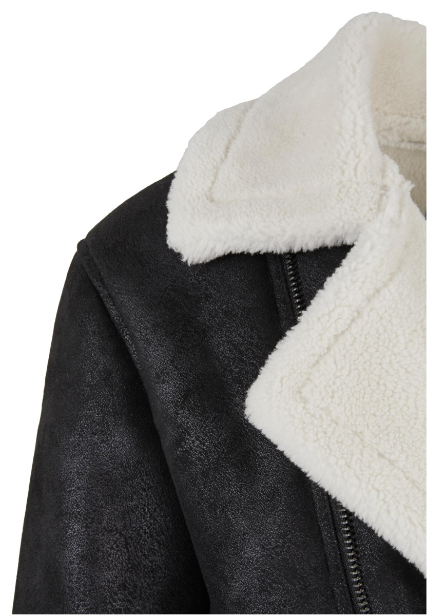 Shearling Biker Jacket