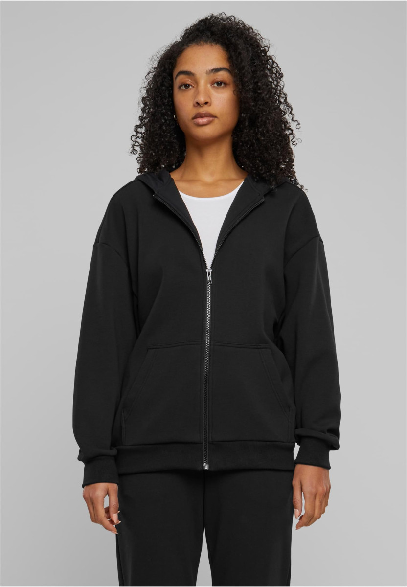 Ladies Cozy Oversized Zip Hoody