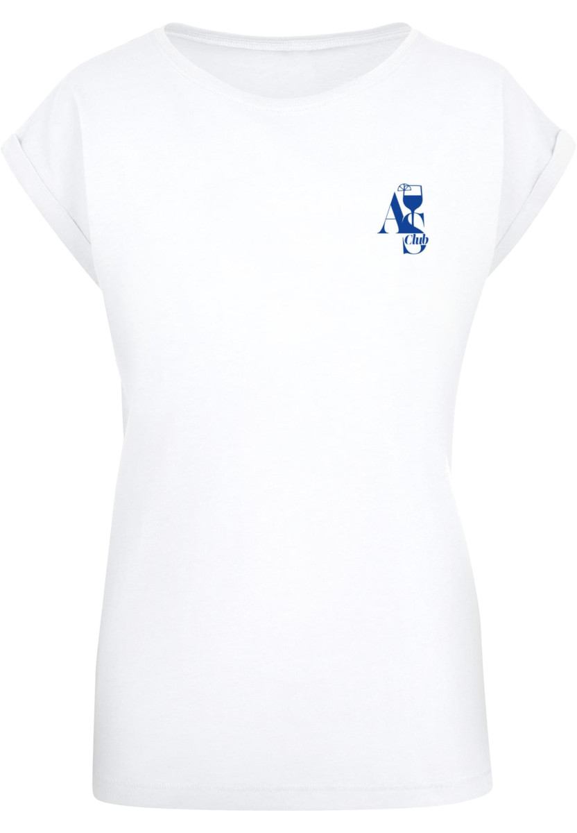 A S Club Ladies Extended Shoulder Tee