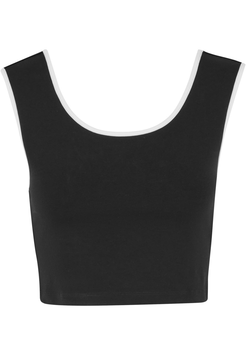 Ladies Contrast Cropped Top