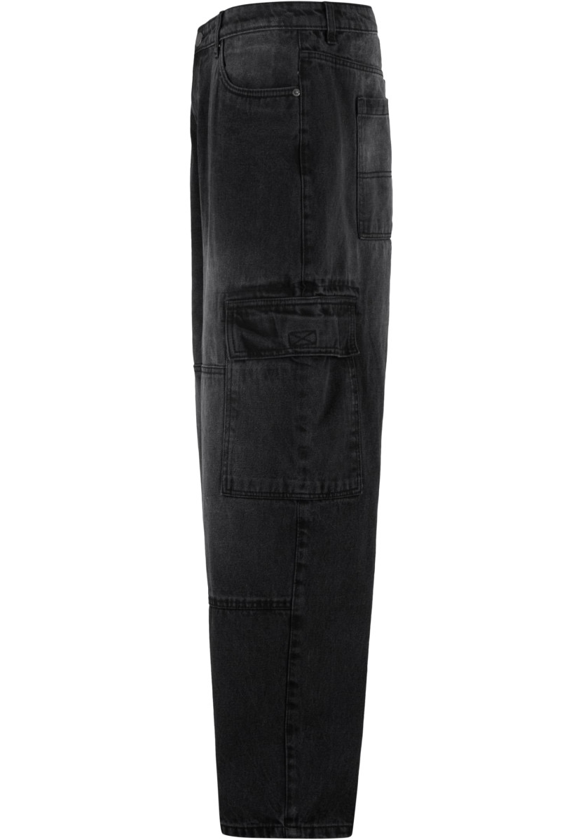 Tapered Heavy Ounce Baggy Cargo Jeans