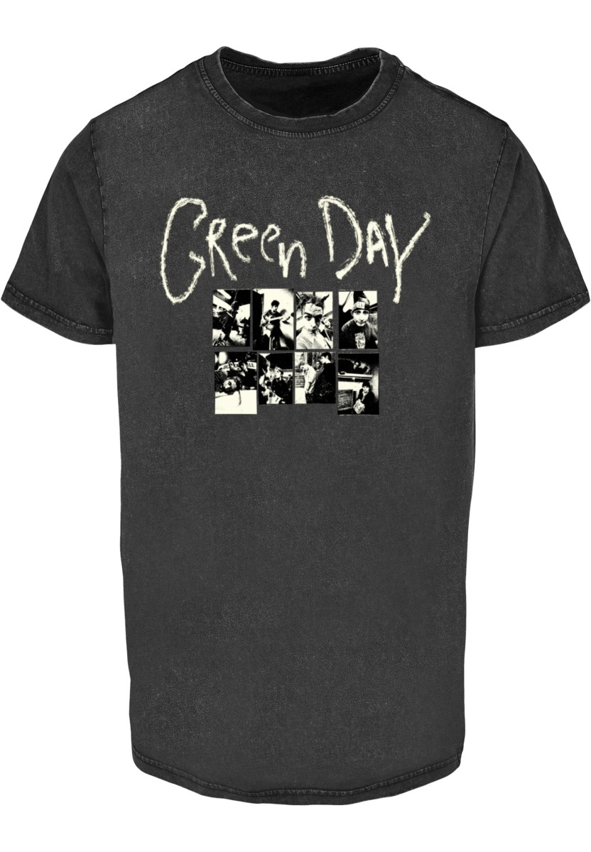 Green Day Collage Acid Tee